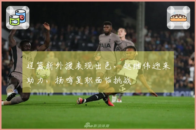 辽篮新外援表现出色，赵继伟迎来助力，杨鸣复职面临挑战