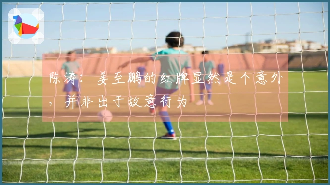 陈涛：姜至鹏的红牌显然是个意外，并非出于故意行为